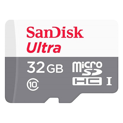 Sandisk Ultra microSDHC 32GB Class 10 U1 (SDSQUNR-032G-GN3MN) (SANSDSQUNR-032G-GN3MN)-SANSDSQUNR-032G-GN3MN
