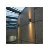 123LED GU10 Up and Down Los Angeles Black Wall Lamp (LDR05029)-LDR05029
