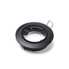123LED GU10 Round Black Fitting (LDR08001)-LDR08001
