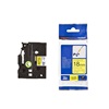 Brother P-Touch Flexible Laminated Black on Yellow 8m x 18mm (TZEFX641) (BROTZEFX641)-BROTZEFX641