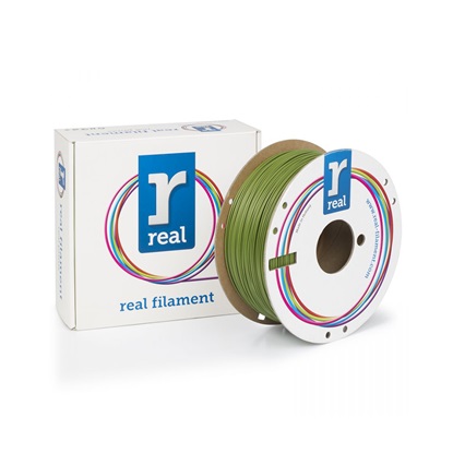 REAL PLA Recycled 3D Printer Filament - Green - spool of 1Kg - 1.75mm (REFPLARGREEN1000MM175)-REFPLARGREEN1000MM175