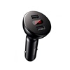 Baseus Car Charger Digital Display Black (CCALL-YT01) (BASCCALL-YT01)-BASCCALL-YT01