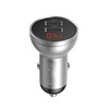 Baseus Car Charger Digital Display Ασημί (24W)  (CCBX-0S) (BASCCBX-0S)-BASCCBX-0S