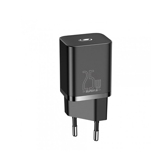 Baseus Super Si 1C Travel Charger Black (25W)(CCSP020101) (BASCCSP020101)-BASCCSP020101