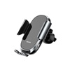 Baseus Car Mount Smart Gravity Phone Holder AirVent Bracket Electric Auto Lock Silver  (SUGENT-ZN0S) (BASSUGENT-ZN0S)-BASSUGENT-ZN0S