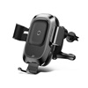 Baseus Car Mount Wireless Charger Air Vent Electric Auto Lock holder ( Black (WXZN-01) (BASWXZN-01)-BASWXZN-01