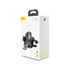 Baseus Car Mount Wireless Charger Air Vent Electric Auto Lock holder ( Black (WXZN-01) (BASWXZN-01)-BASWXZN-01
