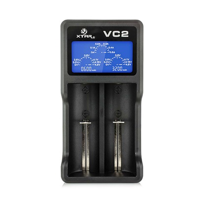 XTAR VC2  USB Φορτιστής Μπαταρίας (VC2 ) (XTARVC2)-XTARVC2