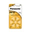Panasonic  PR10  Μπαταρίες Ακουστικών Βαρηκοΐας 1.4V (PR230/6LB) (PANPR230/6LB)-PANPR230/6LB