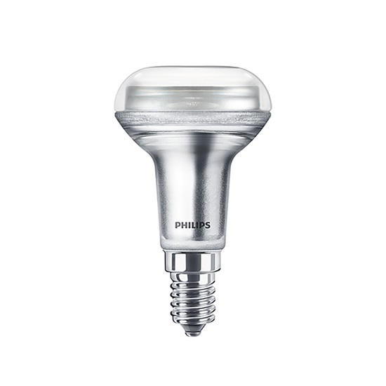 Philips E14 LED Reflector R50 Warm White Dimmable Bulb 4.3W (60W)) (LPH00823) (PHILLPH00823)-PHILPH00823