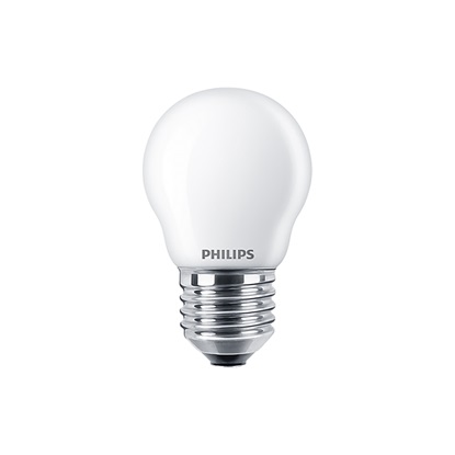 Philips E27 Led Bright White Matt Ball Bulb 4.3W (40W) (LPH02362) (PHILPH02362)-PHILPH02362