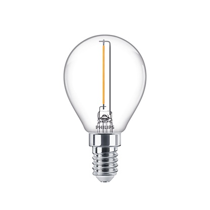 Philips E14 LED Warm White Filament Ball Bulb 1.4W (15W)(LPH02378) (PHILPH02378)-PHILPH02378