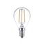Philips E14 LED Warm White Filament Ball Bulb 2W (25W) (LPH02394) (PHILPH02394)-PHILPH02394