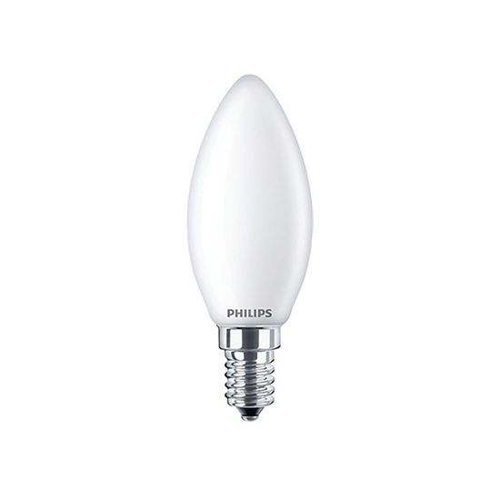Philips E14 LED Warm White Matt CandleBulb.4.3W (40W) (LPH02415) (PHILPH02415)-PHILPH02415
