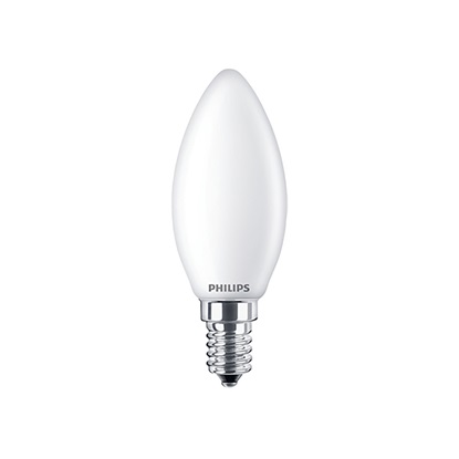 Philips E14 LED Bright White Matt Candle Bulb 2.2W (25W) (LPH02421) (PHILPH02421)-PHILPH02421