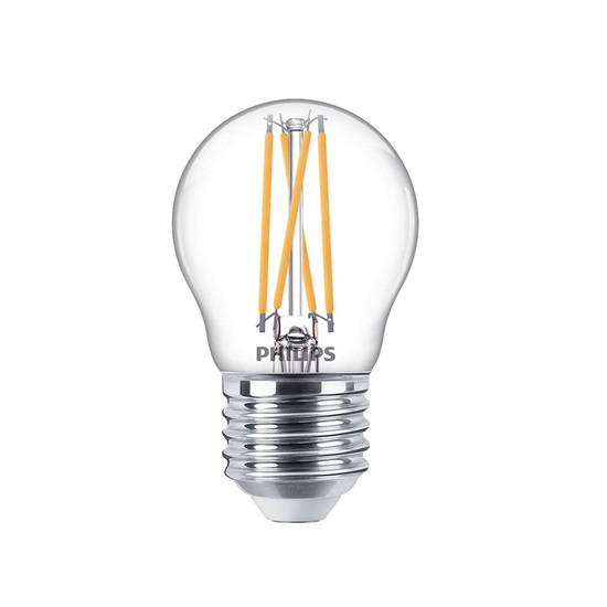 Philips E27 LED WarmGlow Filament Ball Bulb 3.4W (40W) (LPH02545) (PHILPH02545)-PHILPH02545