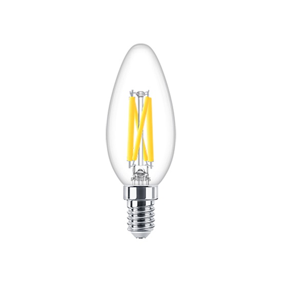 Philips E14 LED WarmGlow Filament Candle Bulb 3.4W (40W) (LPH02559) (PHILPH02559)-PHILPH02559