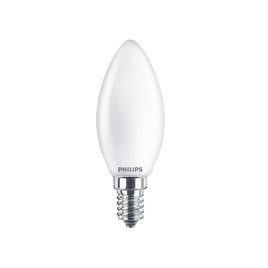 Philips E14 LED WarmGlow Matt Candle  Bulb 3.4W (40W) (LPH02592) (PHILPH02592)-PHILPH02592