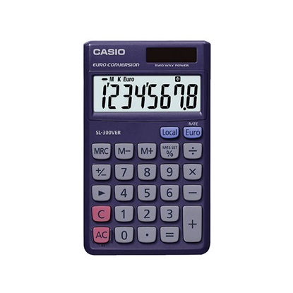 CASIO SL300VER 8-DIGIT CALCULATOR (SL-300VERA) (CASSL300VERA)-CASSL300VERA