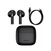 Baseus E8 Earbud Bluetooth Handsfree Ακουστικά με Θήκη Φόρτισης Μαύρα (NGE8-01)-BASNGE8-01