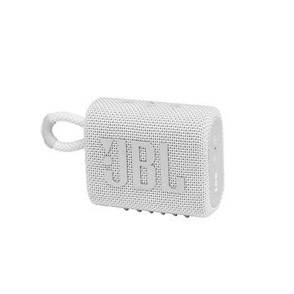 JBL Go 3 Portable Waterproof Bluetooth Speaker White (GO3WHT) (JBLGO3WHT)-JBLGO3WHT