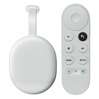 Google Smart TV Stick Chromecast with Google TV 4K White (GA01919-DE) (GOOGA01919-DE)-GOOGA01919-DE