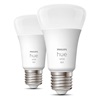 Philips Hue Smart lamp E27 White 800 lumen 9W 2 stuks (LPH02727) (PHILPH02727)-PHILPH02727