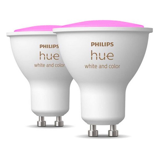 Philips Hue Spot GU10 White and Color Ambiance 350 lumens 4.3W 2 pieces (LPH02703) (PHILPH02703)-PHILPH02703