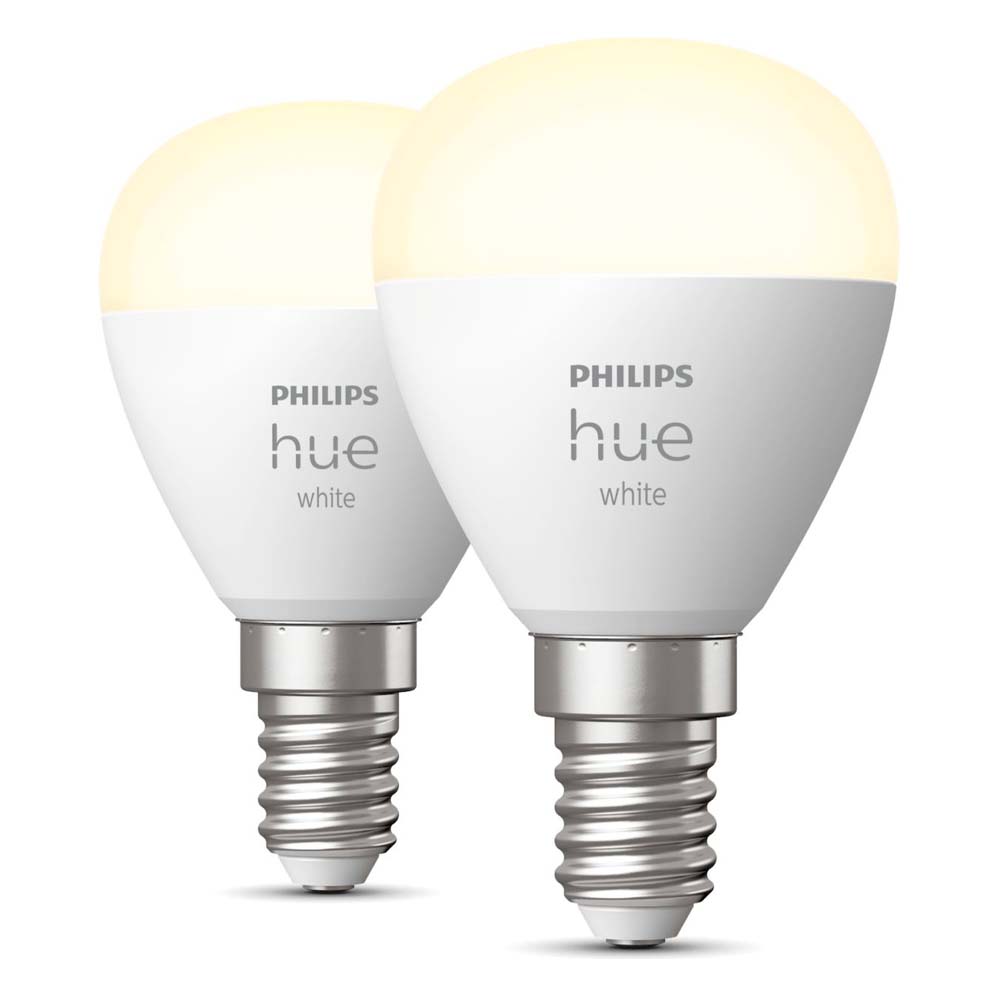 Continent Unpleasantly Out of breath ACI Hellas-Philips Hue Ball lamp E14 White 470 lumens 5.7W 2 pieces  (LPH02724) (PHILPH02724)