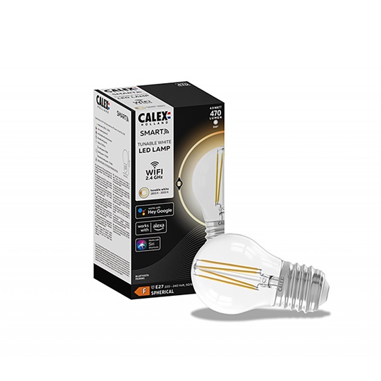 Calex Smart Bulb E27 Bullet P45 Adjustable White 4.5W (429020) (CAL429020)-CAL429020
