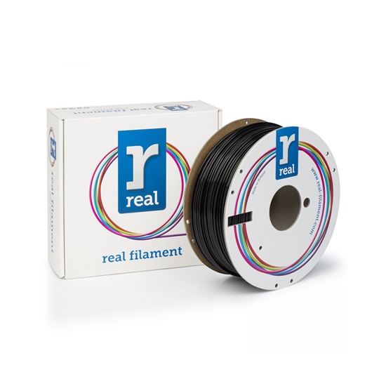 REAL PLA Matte 3D Printer Filament - Black - spool of 1Kg - 2.85mm (REFPLAMATTEBLACK1000MM285)-REFPLAMATTEBLACK1000MM285