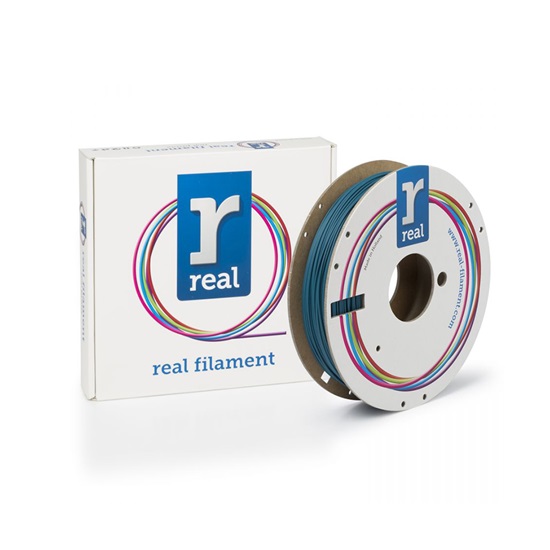 REAL PLA 3D Printer Filament - Indigo Blue - spool of 0.5Kg – 2.85mm (REFPLAMATTEBLUE500MM285)-REFPLAMATTEBLUE500MM285