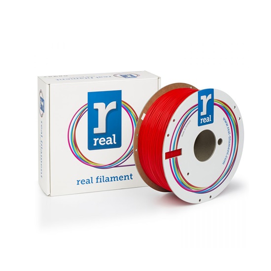 REAL PLA Pro 3D Printer Filament - Red - spool of 1Kg - 1.75mm (REFPLAPRORED1000MM175)-REFPLAPRORED1000MM175