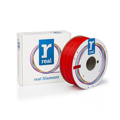 REAL PLA 3D Printer Filament - Red- spool of 1Kg - 2.85mm (REFPLAPRORED1000MM285)-REFPLAPRORED1000MM285