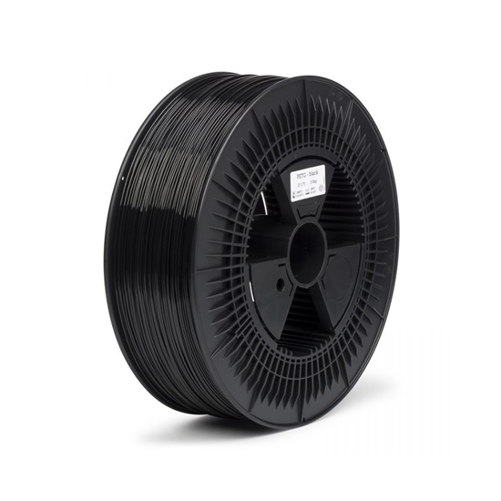 REAL PLA Recycled 3D Printer Filament - Black - spool of 5Kg - 1.75mm (REFPLARBLACK5000MM175)-REFPLARBLACK5000MM175