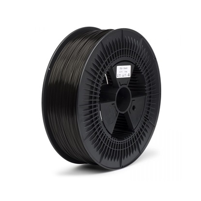 REAL PLA 3D Printer Filament - Black- spool of 5Kg – 2.85mm (REFPLARBLACK5000MM285)-REFPLARBLACK5000MM285