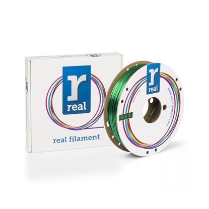 REAL PLA 3D Printer Filament - Satin Green- spool of 0.5Kg – 2.85mm (REFPLASATINSPRUCE500MM285)-REFPLASATINSPRUCE500MM285