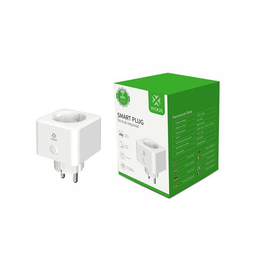 WOOX R6087 Smart Plug Max. 3680W White (R6087) (WOOR6087)-WOOR6087