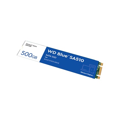 Western Digital Blue SA510 SATA SSD M.2 2280 (WDS500G3B0B)-WDS500G3B0B