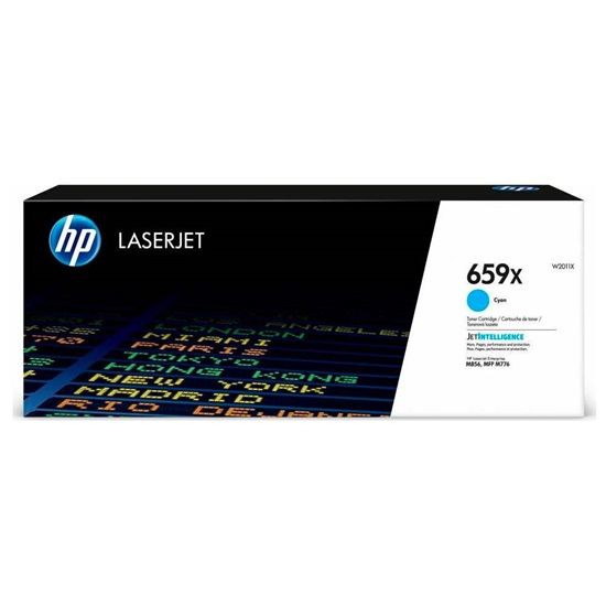 HP 659X Original LaserJet Toner Cartridge Cyan HC (W2011X) (HPW2011X)-HPW2011X