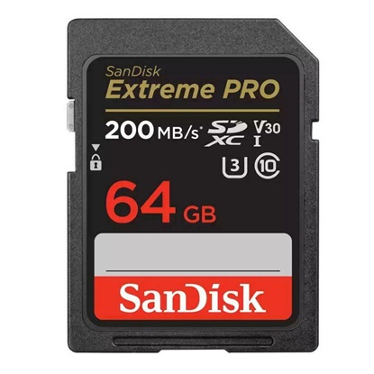 Sandisk Exrteme PRO SDXC UHS-I  64GB Card (SDSDXXU-064G-GN4IN) (SANSDSDXXU-064G-GN4IN)-SANSDSDXXU-064G-GN4IN