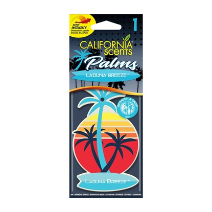 California Scents Κρεμαστό Αρωματικό Αυτοκινήτου Hang Out Palms Laguna Breeze (HO-1202) (CALSHO-1202)-CALSHO-1202