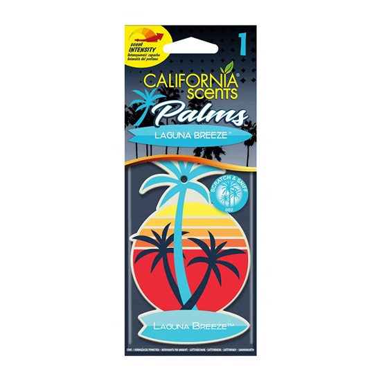 California Scents Κρεμαστό Αρωματικό Αυτοκινήτου Hang Out Palms Laguna Breeze (HO-1202) (CALSHO-1202)-CALSHO-1202