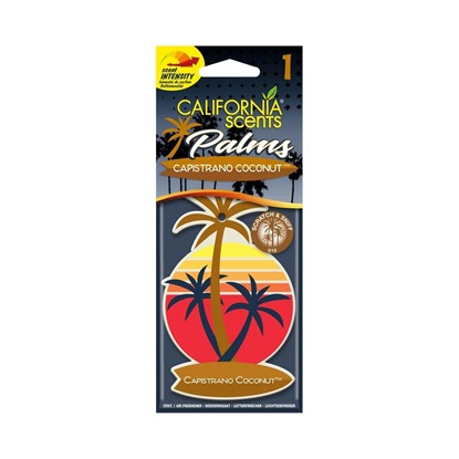 California Scents Κρεμαστό Αρωματικό Αυτοκινήτου Hang Out Palms Capistrano Coconut (HO-1216) (CALSHO-1216)-CALSHO-1216