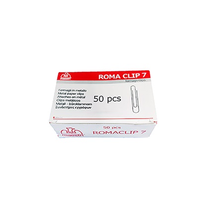 Roma Clip Συνδετήρες No.7 50τμχ (1092107) (ROM1092107)-ROM1092107