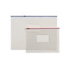 Officepoint Διαφανείς θήκες Α5 με zip χρωματιστές (MAG-3450500-02) (OFPMAG-3450500-02)-OFPMAG-3450500-02