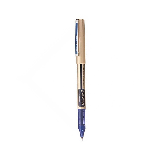 Zebra DX7 Zebroller GOLD RollerPen 0,7mm Blue (ZB-16082Z) (ZEBZB-16082Z)-ZEBZB-16082Z