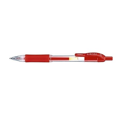 Zebra Sarasa Retractable GelPen 0,5mm Red (ZB-46730) (ZEBZB-46730)-ZEBZB-46730