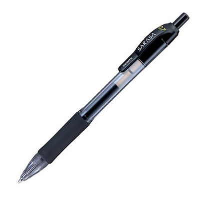 Zebra Sarasa Retractable GelPen 0,7mm Black (ZB-46810) (ZEBZB-46810)-ZEBZB-46810