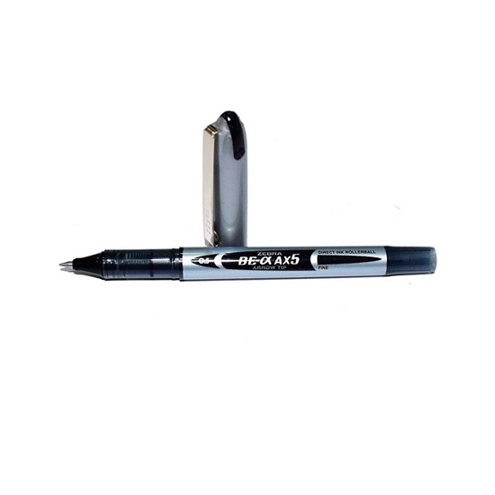 Zebra AX5 Zebroller Silver RollerPen 0,5mm Black (ZB-15981Z) (ZEBZB-15981Z)-ZEBZB-15981Z